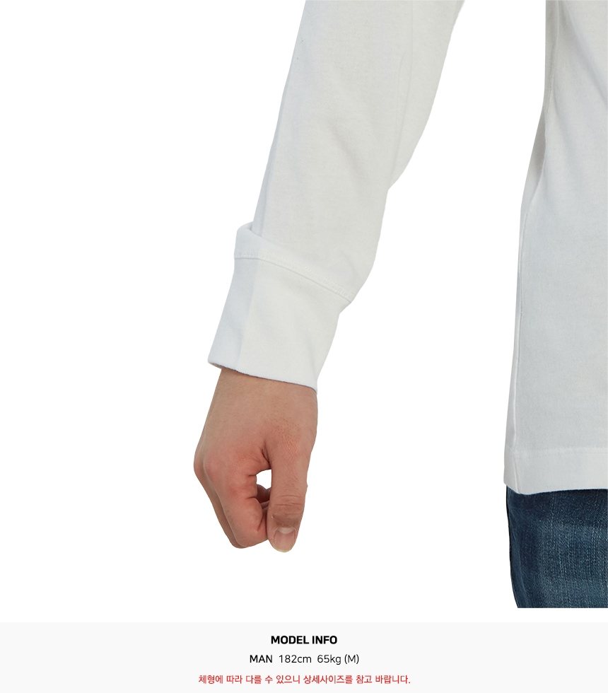 오프화이트(OFF WHITE) 스텐실 애로우 남자 긴팔티셔츠 OMAB001E 20JER004 0125