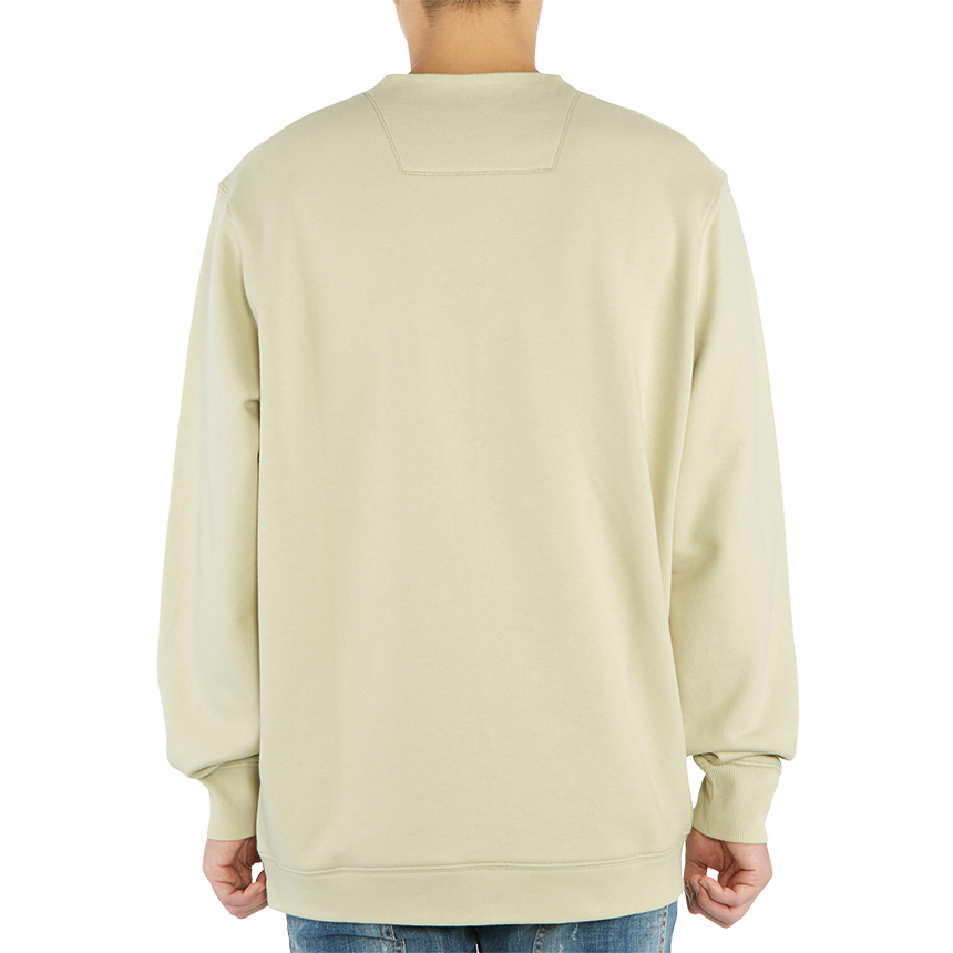 씨피컴퍼니(CP COMPANY) 로고 남자 긴팔 기모 맨투맨 티셔츠 레귤러핏 09CMSS008A 005086W 303