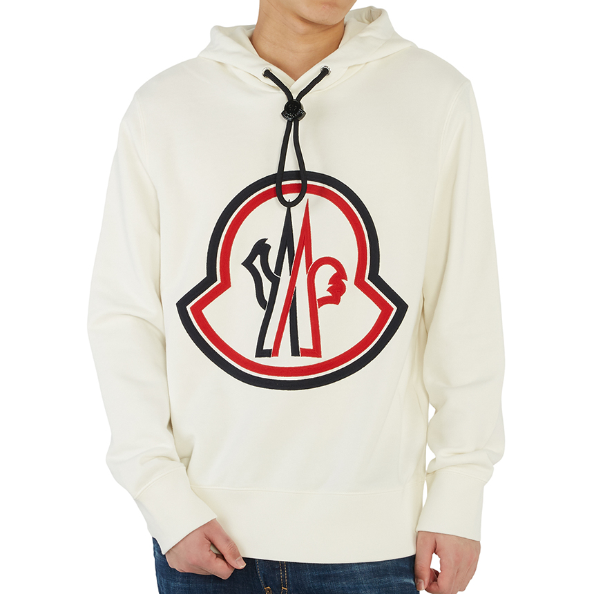 몽클레어(MONCLER) 로고 남자 후드 긴팔 맨투맨 티셔츠 8G74610 80985 034