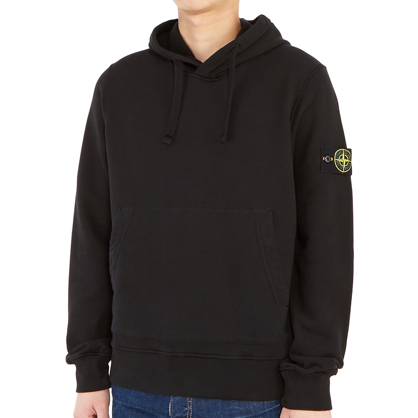 스톤아일랜드(STONE ISLAND) 와펜 남자 후드 긴팔 기모 맨투맨 티셔츠 731564120 V0029