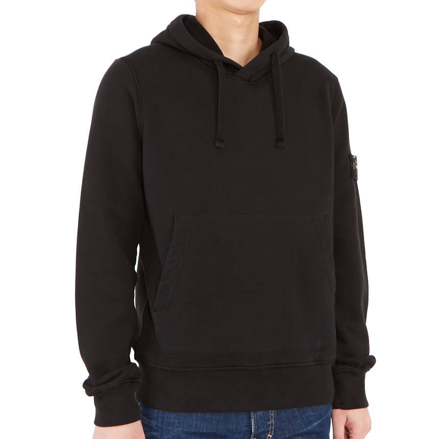 스톤아일랜드(STONE ISLAND) 와펜 남자 후드 긴팔 기모 맨투맨 티셔츠 731564120 V0029