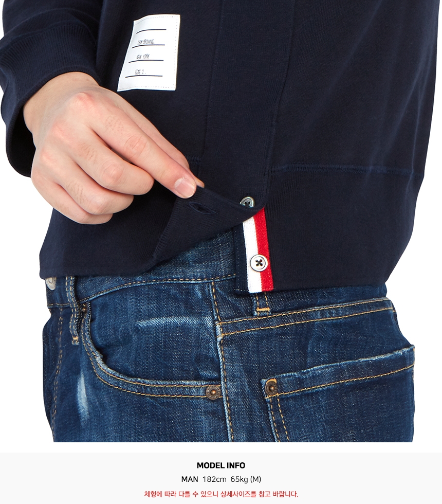 톰브라운(THOM BROWNE) 스크래치 남성 맨투맨 MJT021H 00535 461 SS_MJT021H 00535 461_096