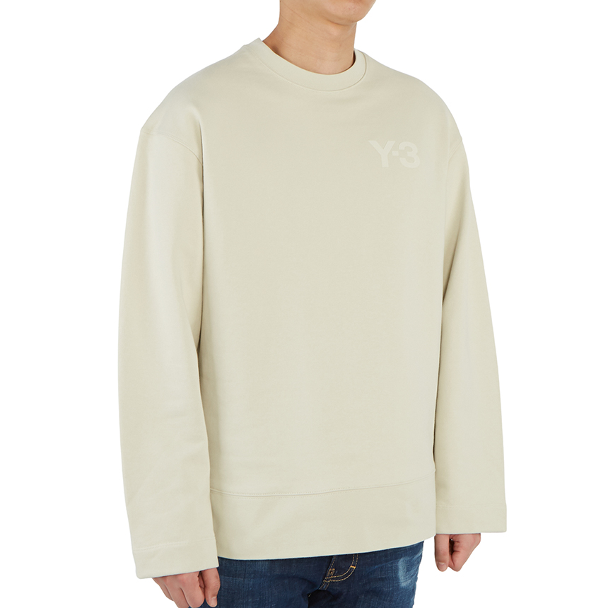 요지야마모토(YOHJI YAMAMOTO) Y-3 로고 남자 긴팔 맨투맨 티셔츠 GK4501 M CL C CRW SWT