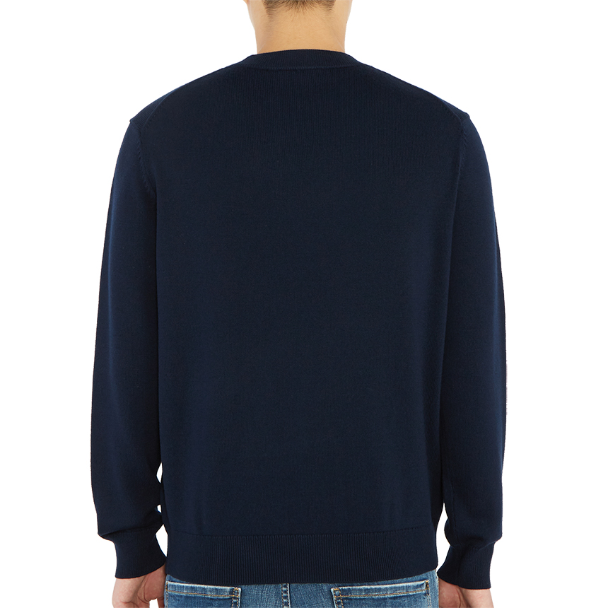 겐조(KENZO) 로고 남자 울 니트 5PU541 3LA 76 206