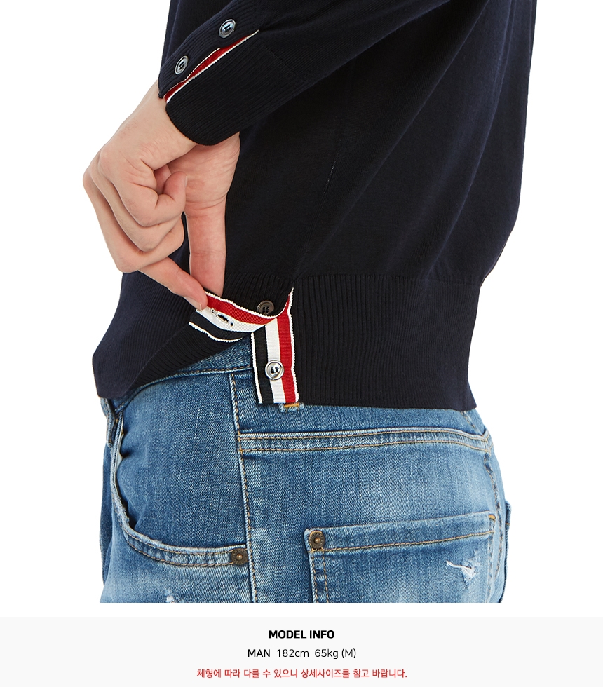 톰브라운(THOM BROWNE) 남성 니트 MKA002A 00014 415