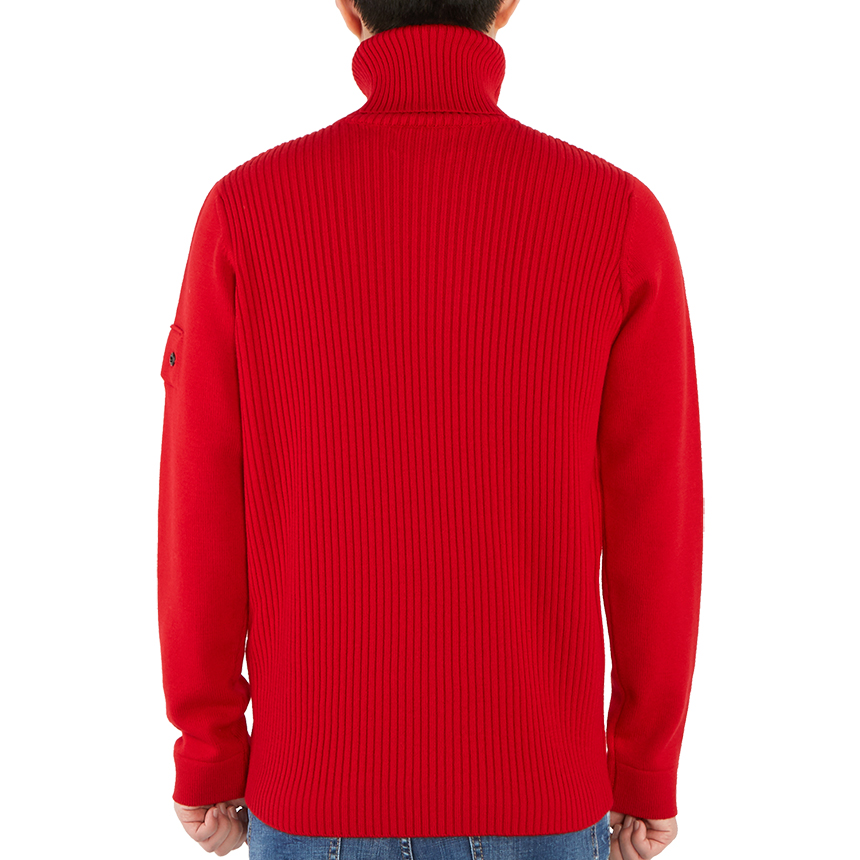 스톤아일랜드(STONE ISLAND) 쉐도우 프로젝트 와펜 남자 울 터틀넥 니트 7319510A5 V0010