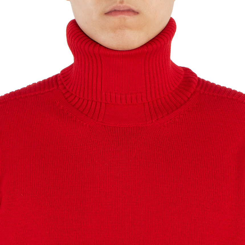 스톤아일랜드(STONE ISLAND) 쉐도우 프로젝트 와펜 남자 울 터틀넥 니트 7319510A5 V0010