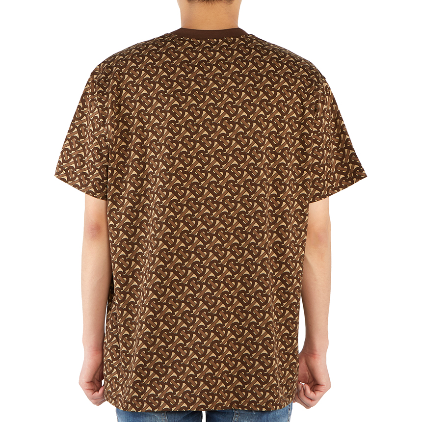버버리(BURBERRY) 모노그램 스트라이프 남자 반팔티셔츠 MUNLEY 8018239 A7436