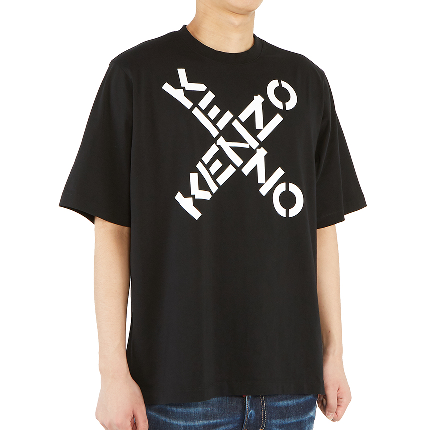 겐조(KENZO) 빅 X 남자 스포츠 반팔티셔츠 오버사이즈핏 5TS502 4SJ 99 206