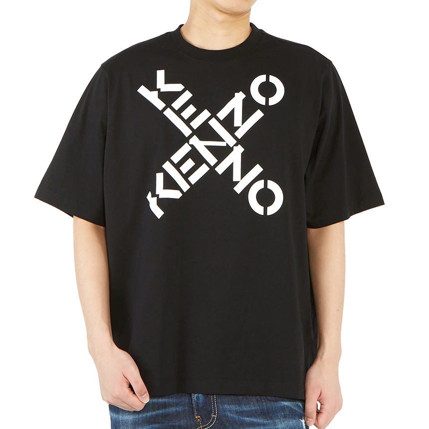 겐조(KENZO) 빅 X 남자 스포츠 반팔티셔츠 오버사이즈핏 5TS502 4SJ 99 206