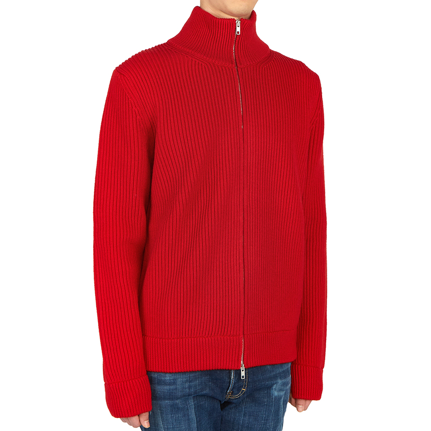메종마르지엘라(MAISON MARGIELA) 남자 울 집업 가디건 S50GP0143 S16769 314