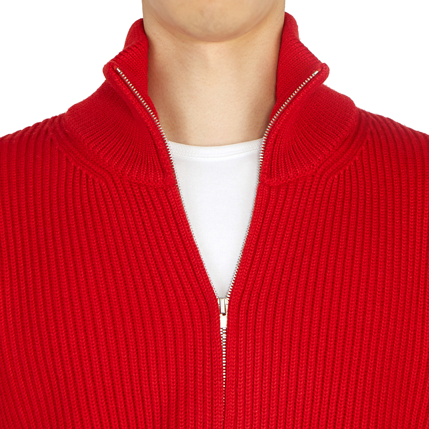메종마르지엘라(MAISON MARGIELA) 남자 울 집업 가디건 S50GP0143 S16769 314