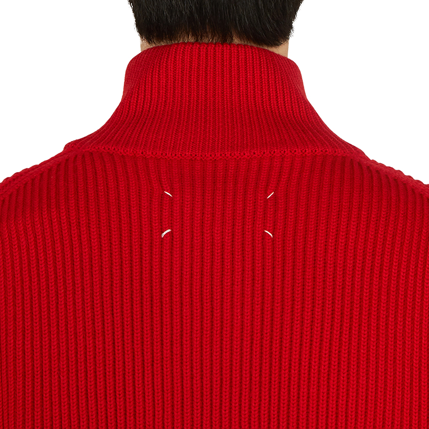 메종마르지엘라(MAISON MARGIELA) 남자 울 집업 가디건 S50GP0143 S16769 314