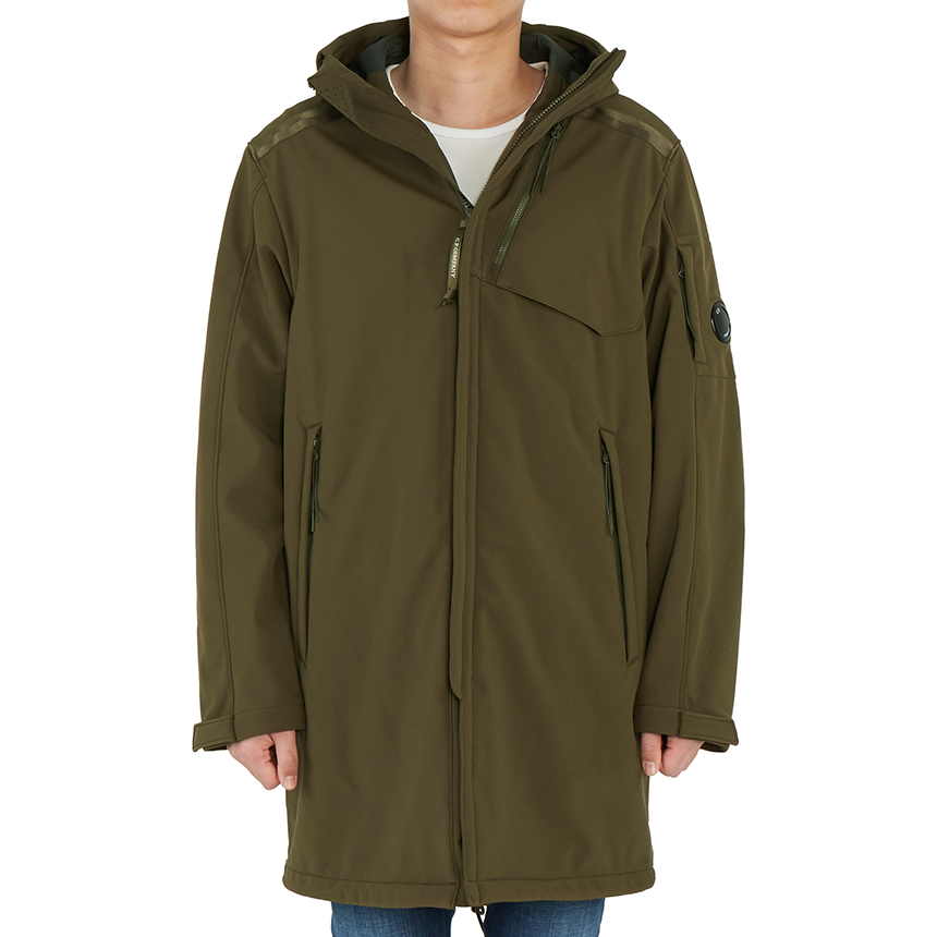 씨피컴퍼니(CP COMPANY) 쉘 렌즈 후드 남자 롱 파카/자켓 09CMOW045A 005784A 683