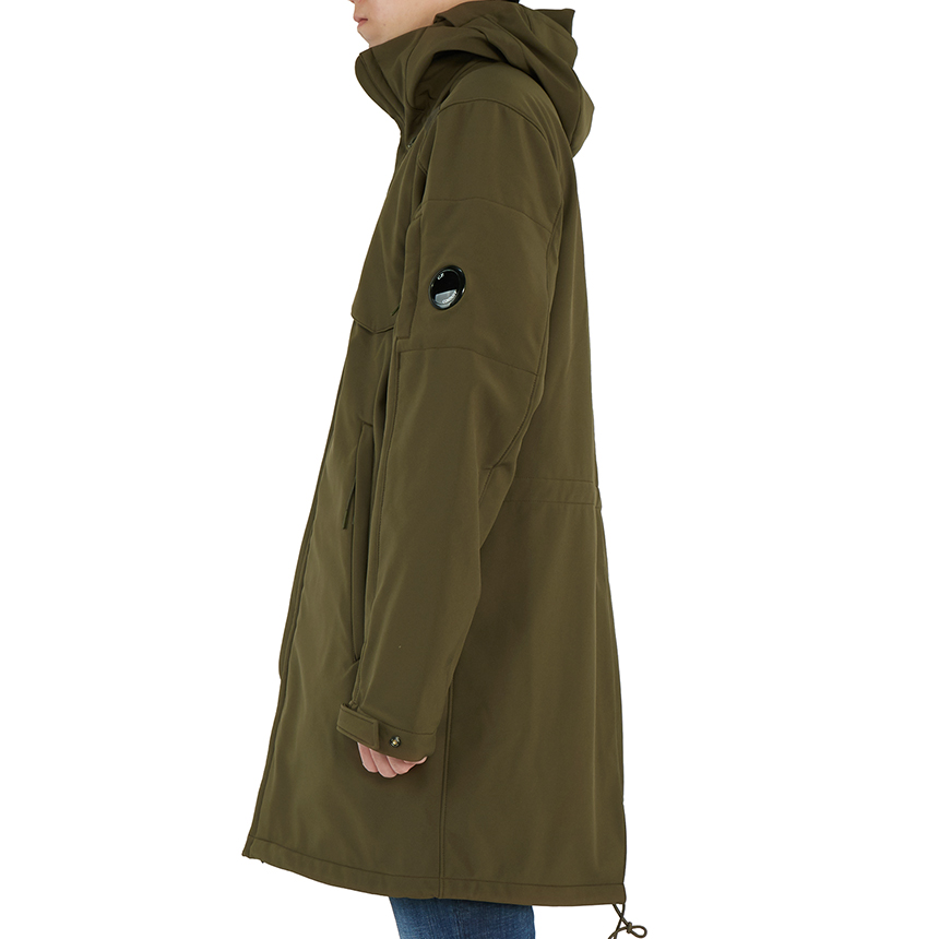 씨피컴퍼니(CP COMPANY) 쉘 렌즈 후드 남자 롱 파카/자켓 09CMOW045A 005784A 683