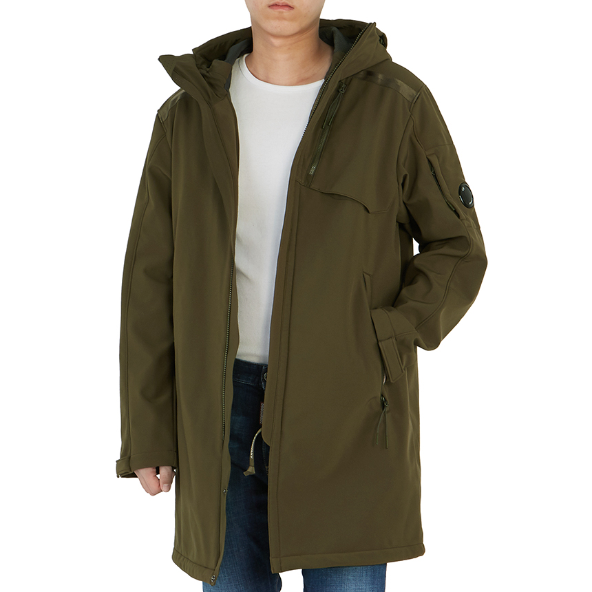 씨피컴퍼니(CP COMPANY) 쉘 렌즈 후드 남자 롱 파카/자켓 09CMOW045A 005784A 683