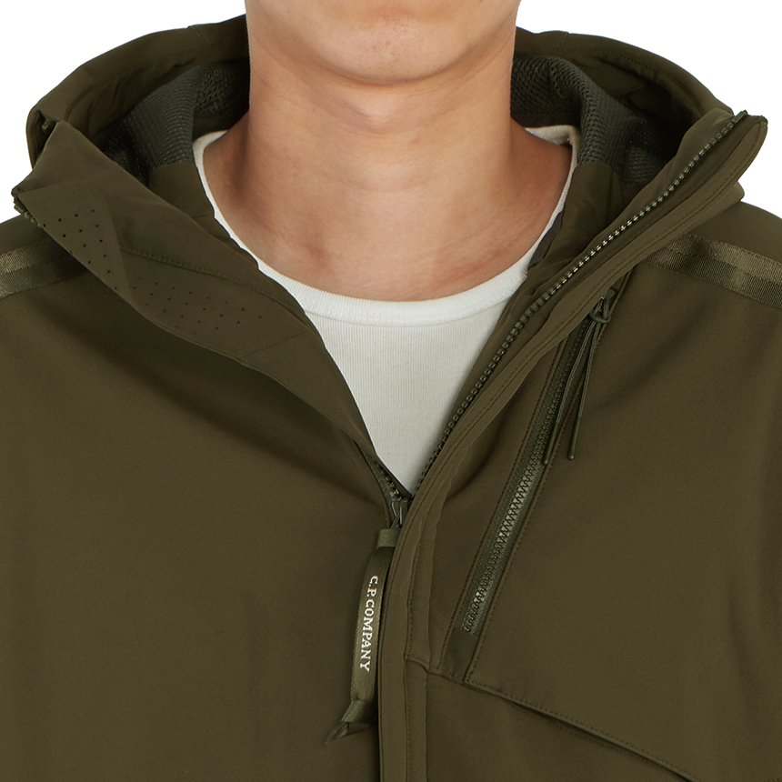 씨피컴퍼니(CP COMPANY) 쉘 렌즈 후드 남자 롱 파카/자켓 09CMOW045A 005784A 683