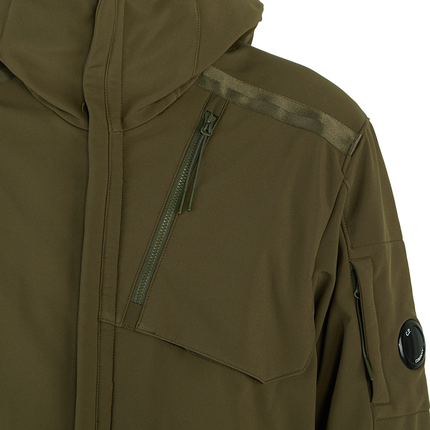 씨피컴퍼니(CP COMPANY) 쉘 렌즈 후드 남자 롱 파카/자켓 09CMOW045A 005784A 683