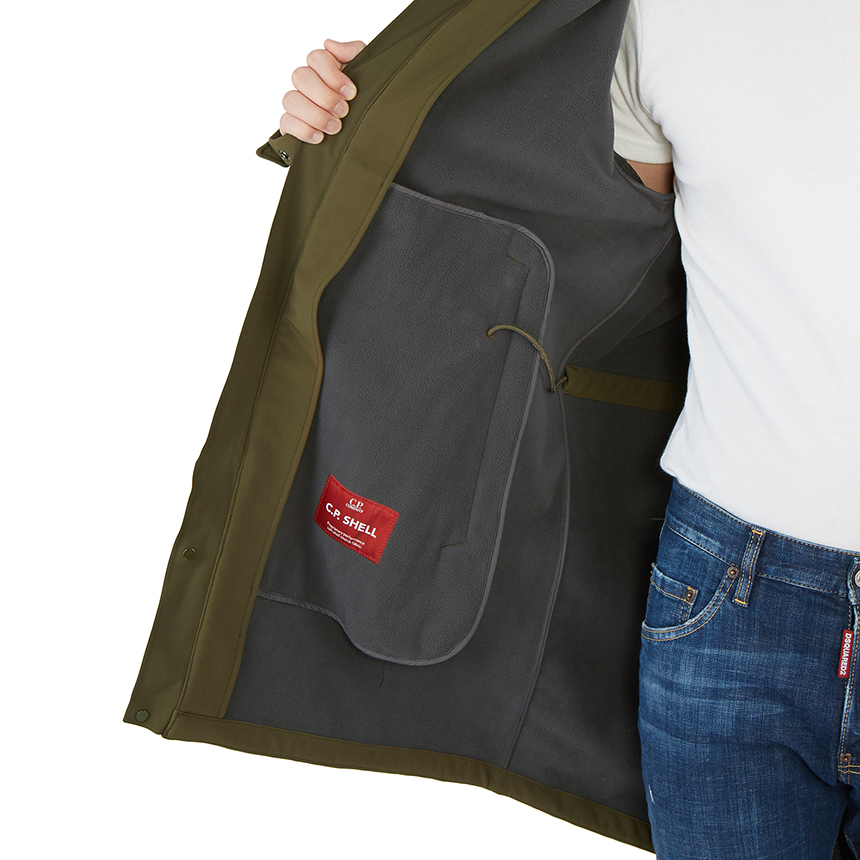 씨피컴퍼니(CP COMPANY) 쉘 렌즈 후드 남자 롱 파카/자켓 09CMOW045A 005784A 683
