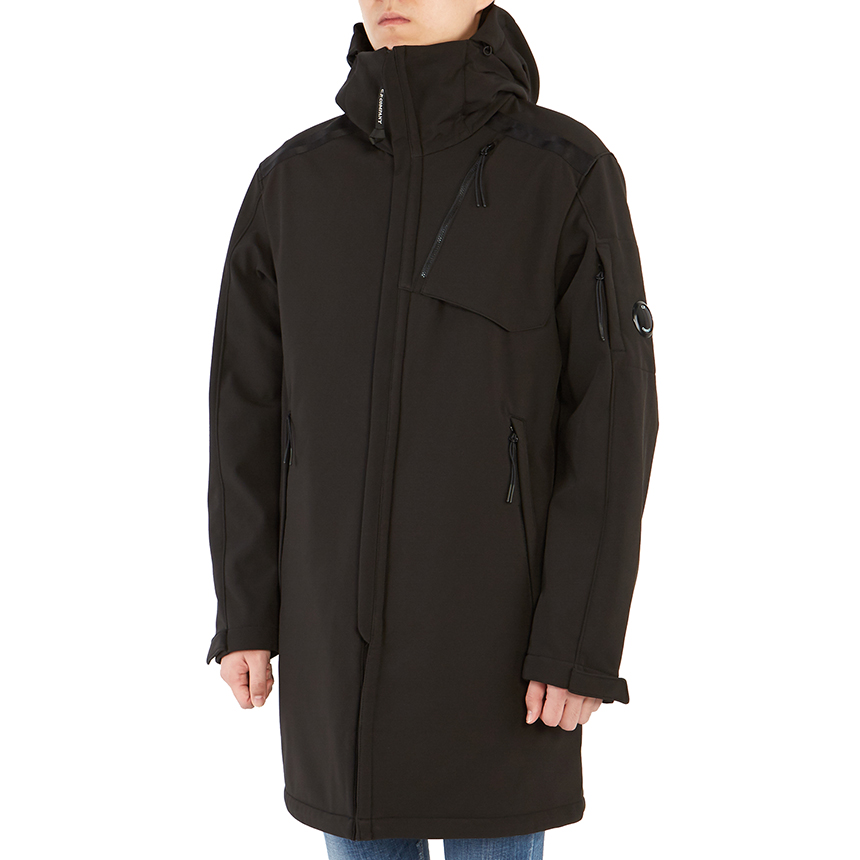 씨피컴퍼니(CP COMPANY) 쉘 렌즈 후드 남자 롱 파카/자켓 09CMOW045A 005784A 999
