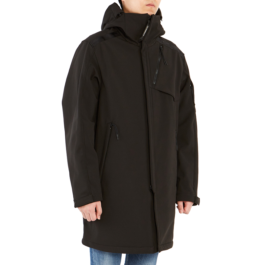 씨피컴퍼니(CP COMPANY) 쉘 렌즈 후드 남자 롱 파카/자켓 09CMOW045A 005784A 999