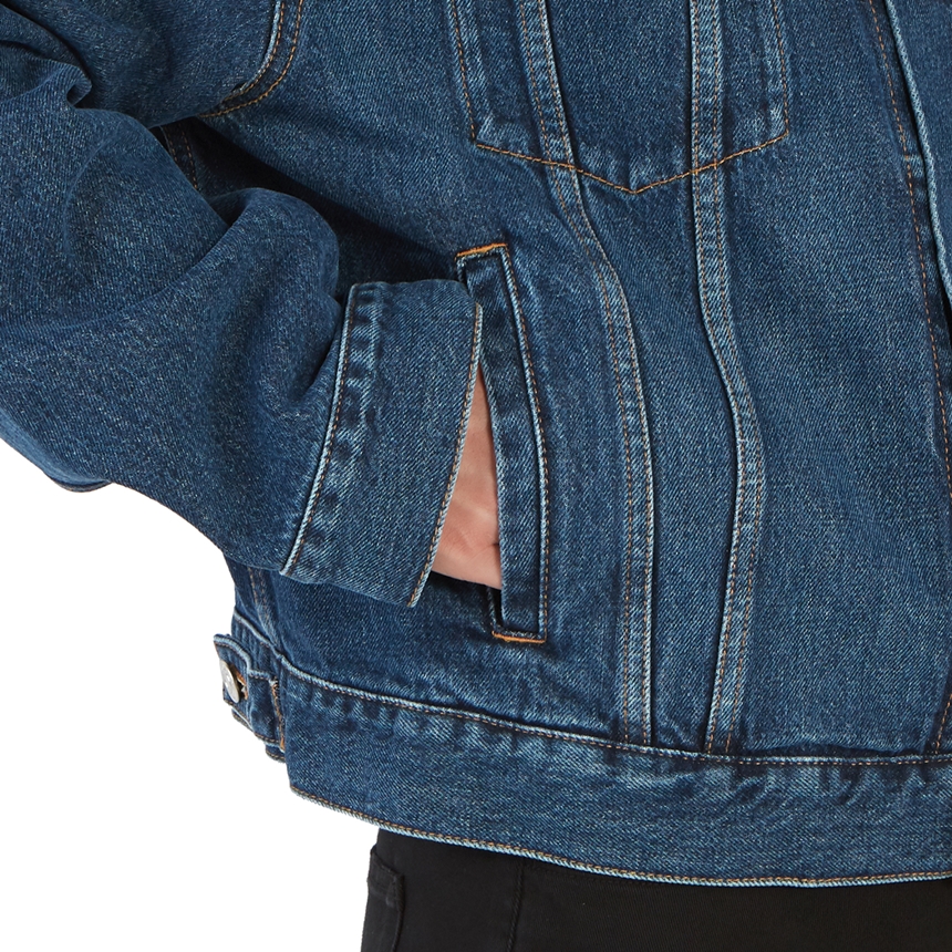 발렌시아가(BALENCIAGA) 로고 남자 데님 자켓 643804 TDW14 6020