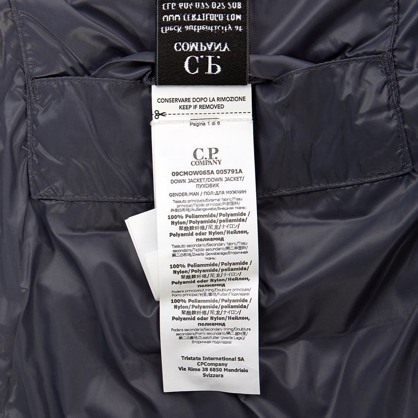 씨피컴퍼니(CP COMPANY) DD 쉘 렌즈 후드남자 패딩 점퍼 09CMOW065A 005791A 884