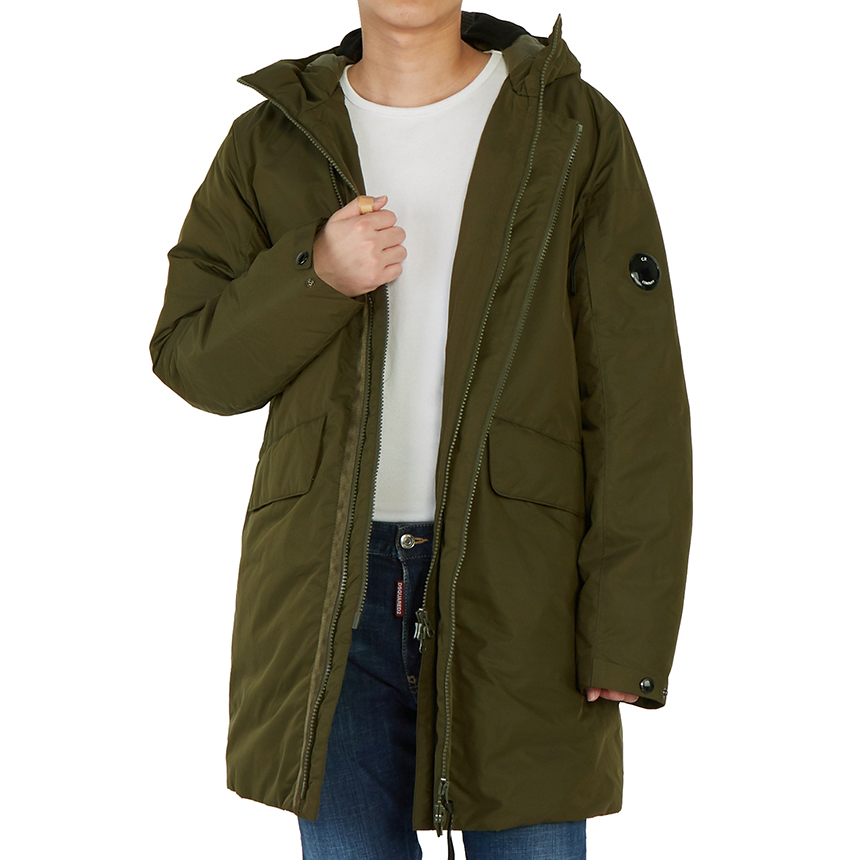 씨피컴퍼니(CP COMPANY) 마이크로 M 렌즈남자 패딩 점퍼 자켓 09CMOW096A 004275A 683