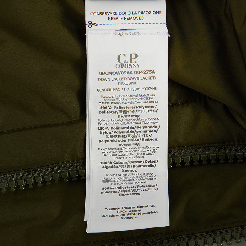 씨피컴퍼니(CP COMPANY) 마이크로 M 렌즈남자 패딩 점퍼 자켓 09CMOW096A 004275A 683