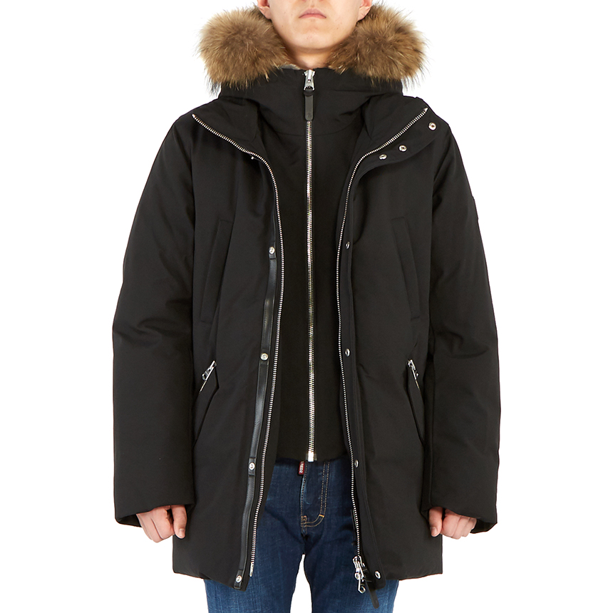 맥케이지(MACKAGE) 에드워드 라쿤퍼남자 패딩 점퍼 코트 EDWARD F BLACK