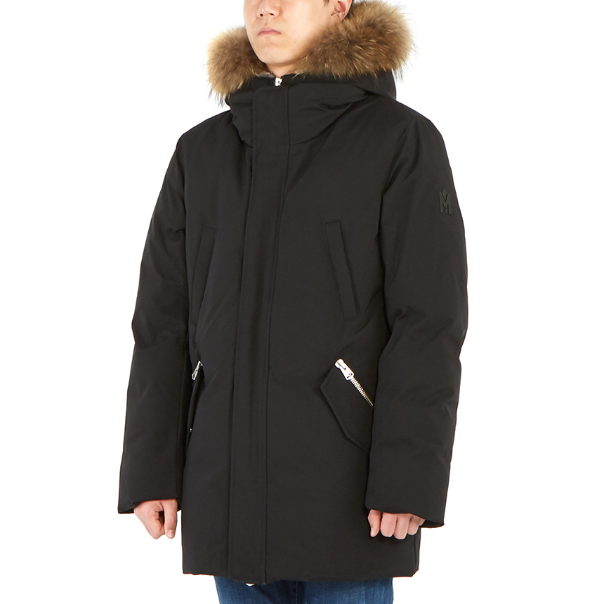 맥케이지(MACKAGE) 에드워드 라쿤퍼남자 패딩 점퍼 코트 EDWARD F BLACK