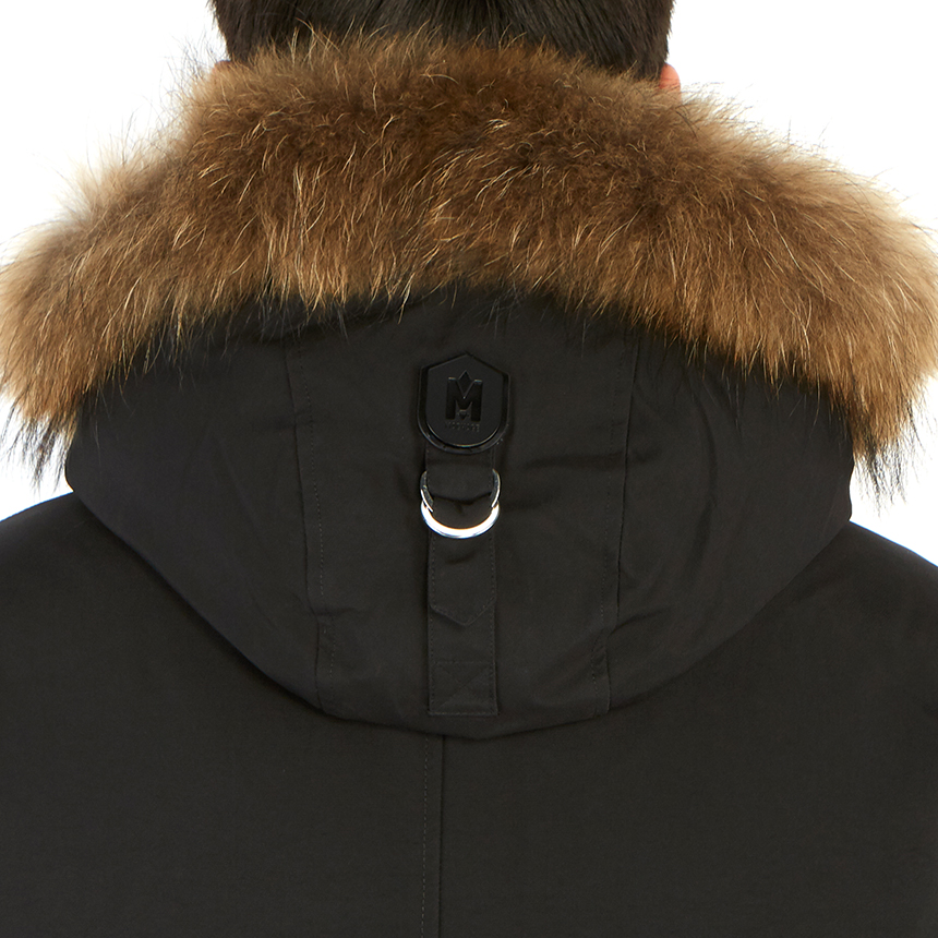맥케이지(MACKAGE) 에드워드 라쿤퍼남자 패딩 점퍼 코트 EDWARD F BLACK