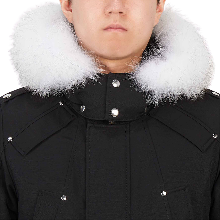 무스너클(MOOSE KNUCKLES) 스틸링 파카 화이트퍼남자 패딩 점퍼 MK4661MP 290