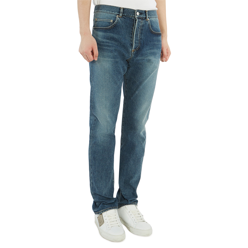 디올옴므(DIOR HOMME) 디올 x 숀 시그니처 꿀벌 남자 진 슬림 핏 013DS03DY988 520