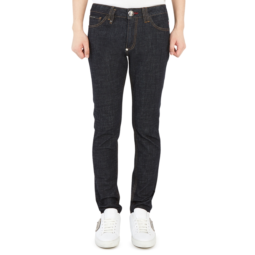 필립플레인(PHILIPP PLEIN) 슬림핏 남자 진 MDT2282 PDE004N 02RH