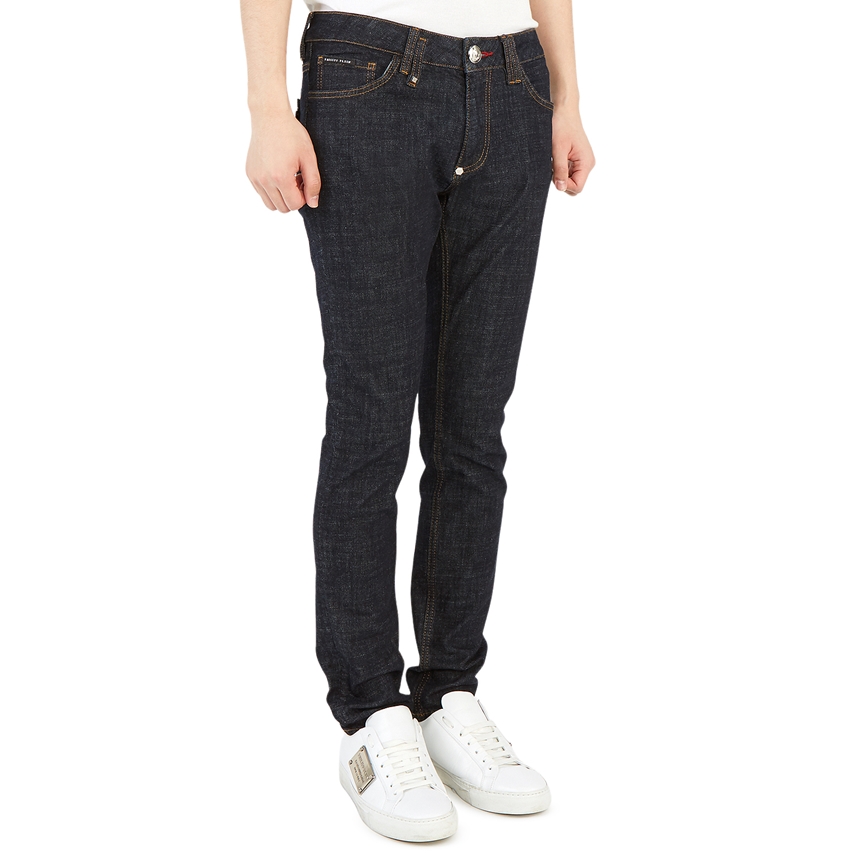 필립플레인(PHILIPP PLEIN) 슬림핏 남자 진 MDT2282 PDE004N 02RH
