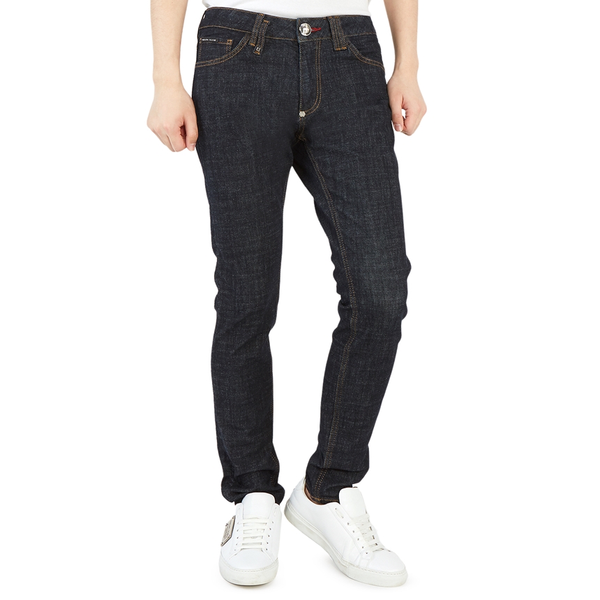 필립플레인(PHILIPP PLEIN) 슬림핏 남자 진 MDT2282 PDE004N 02RH
