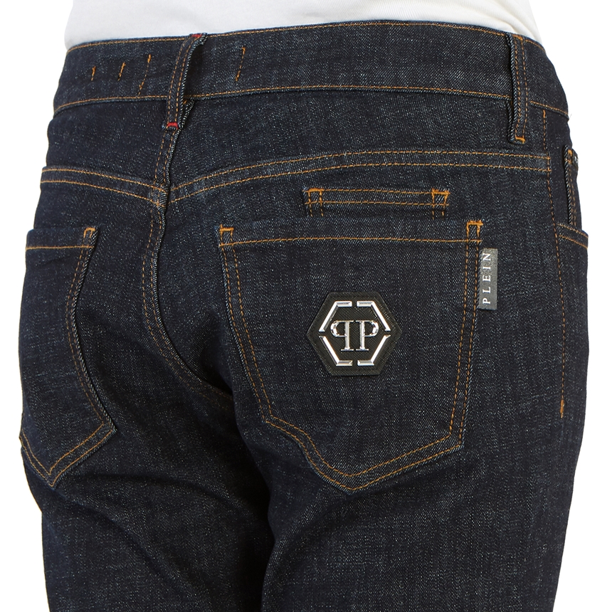 필립플레인(PHILIPP PLEIN) 슬림핏 남자 진 MDT2282 PDE004N 02RH