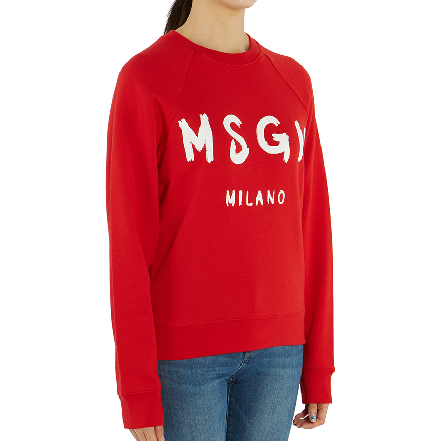 엠에스지엠(MSGM) 로고 여자 긴팔 맨투맨 티셔츠 2941MDM89 207799 18