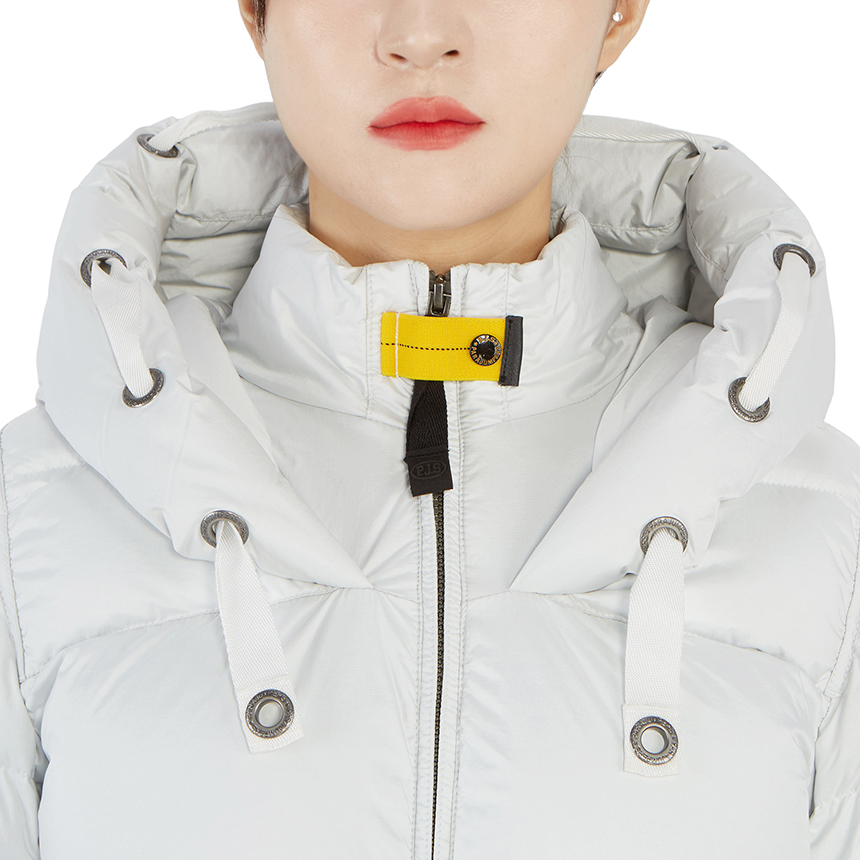 파라점퍼스(PARAJUMPERS) 판다 보이프렌드 여자 롱 패딩 점퍼 PWJCKBY31 OFF WHITE