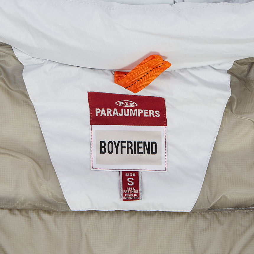파라점퍼스(PARAJUMPERS) 판다 보이프렌드 여자 롱 패딩 점퍼 PWJCKBY31 OFF WHITE