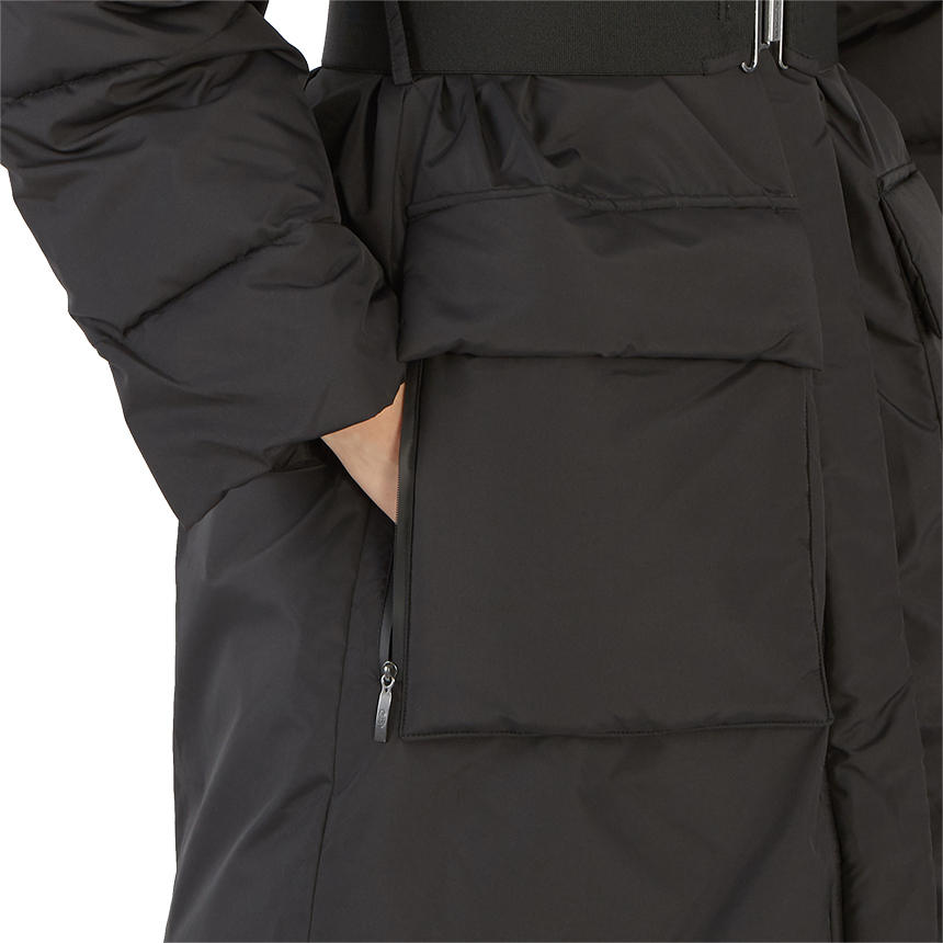 파라점퍼스(PARAJUMPERS) 카이샤 이글루 여자 롱 패딩 점퍼 PWJCKIG33 BLACK