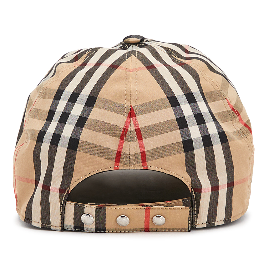 버버리(BURBERRY) 모노그램 빈티지 체크 공용 볼캡 모자 TB CHK BASEBALL CAP 8027502