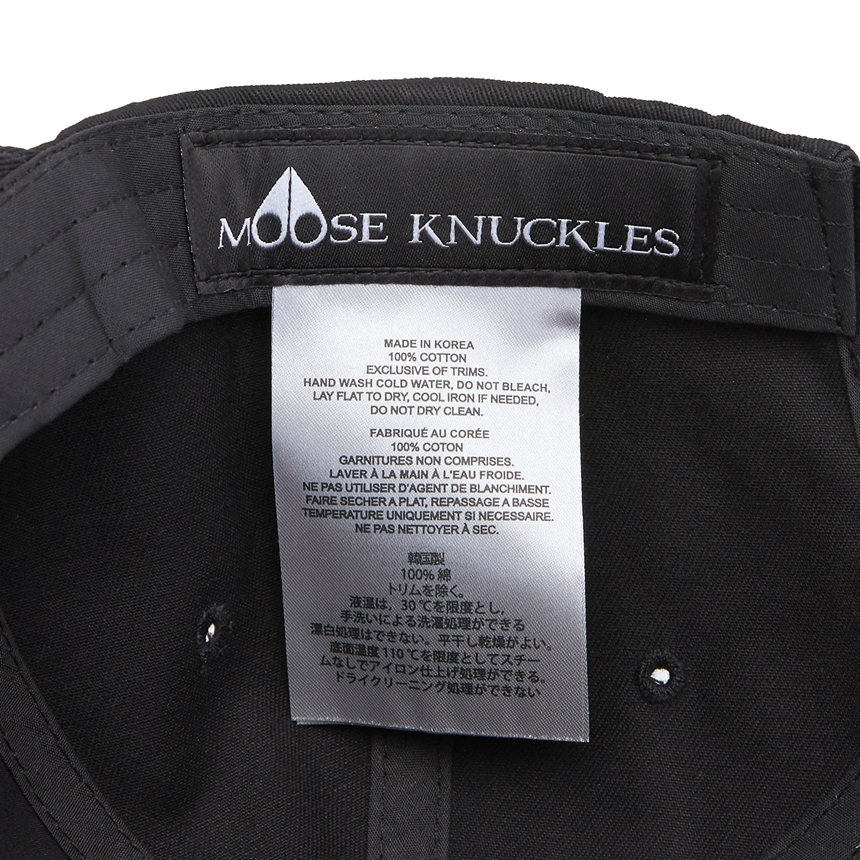 무스너클(MOOSE KNUCKLES) 스페이스 에이지 로고 여자 볼캡 모자 M30LA502 292