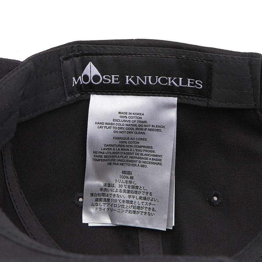 무스너클(MOOSE KNUCKLES) 스페이스 에이지 로고 남자 볼캡 모자 M30MA502 292