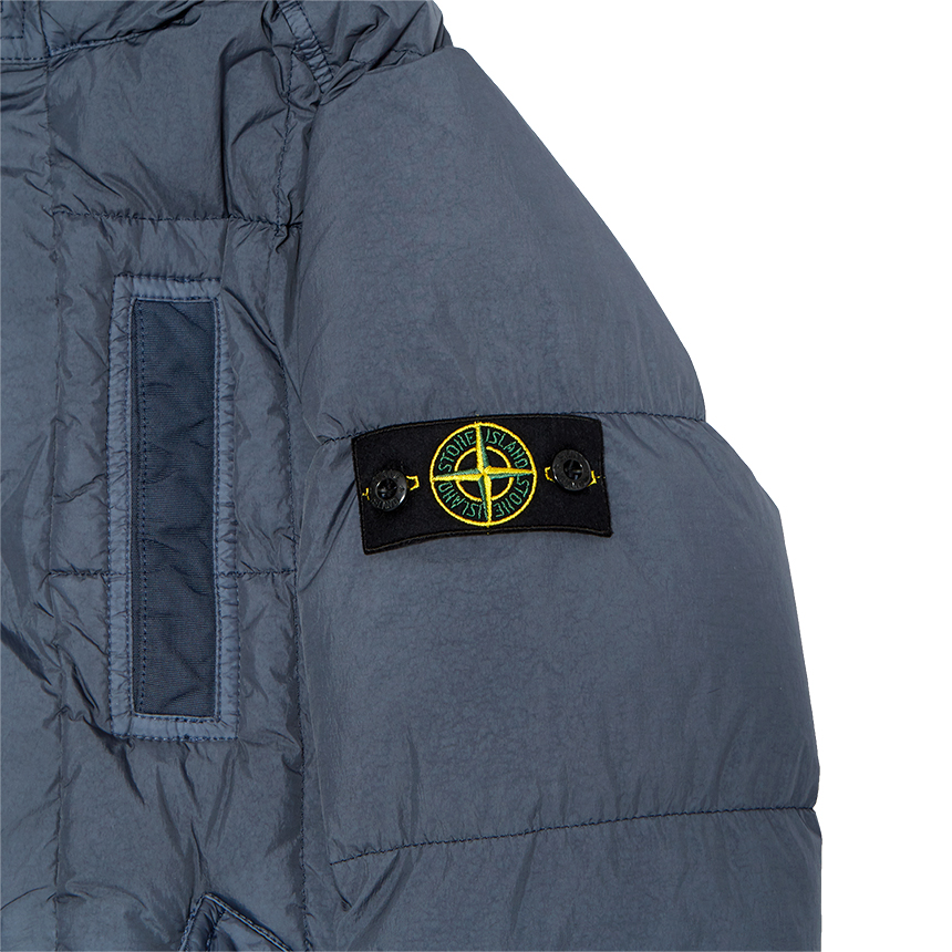 스톤아일랜드키즈(STONE ISLAND KIDS) 와펜 크링클랩스 키즈 점퍼/패딩 자켓 (성인착용가능) 731640233 V0024 14A16A
