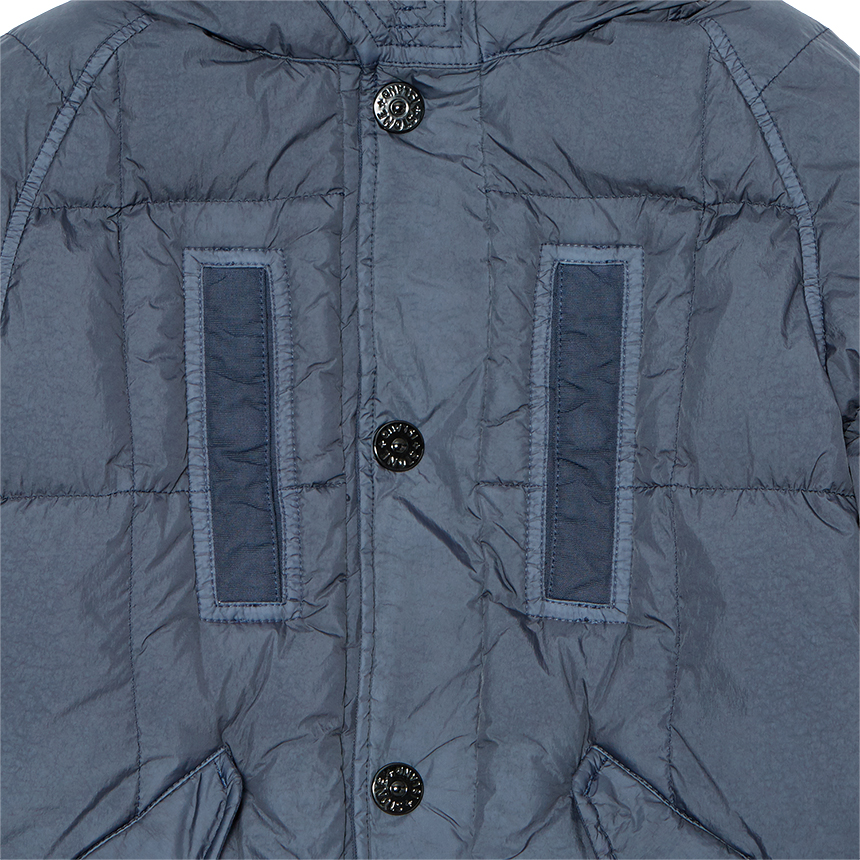 스톤아일랜드키즈(STONE ISLAND KIDS) 와펜 크링클랩스 키즈 점퍼/패딩 자켓 (성인착용가능) 731640233 V0024 14A16A