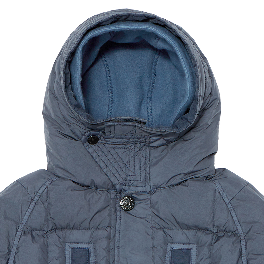 스톤아일랜드키즈(STONE ISLAND KIDS) 와펜 크링클랩스 키즈 점퍼/패딩 자켓 (성인착용가능) 731640233 V0024 14A16A