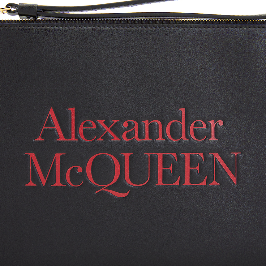알렉산더맥퀸(ALEXANDER MCQUEEN) 시그니처 공용 클러치/파우치백 633063 1X3H1 1000