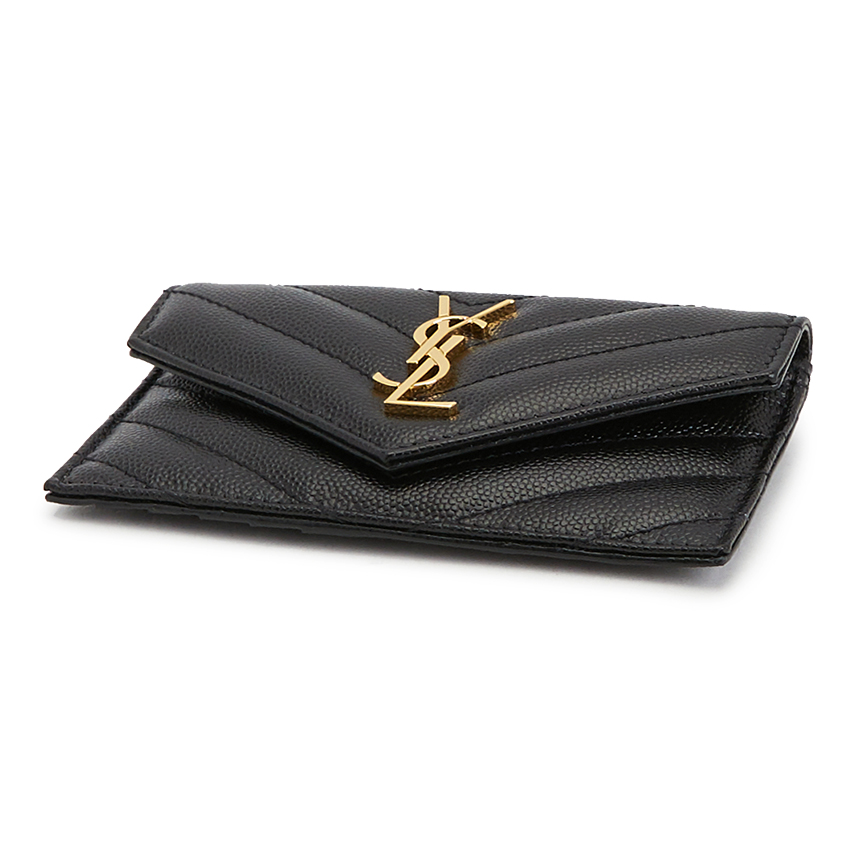 생로랑(SAINT LAURENT PARIS) 마틀라세 프라그망 여성 카드지갑 612808 BOW01 1000